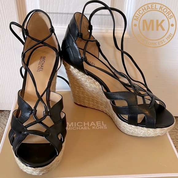 MICHAEL Michael Kors Shoes - Michael Kors Mirabel Wedge (black)